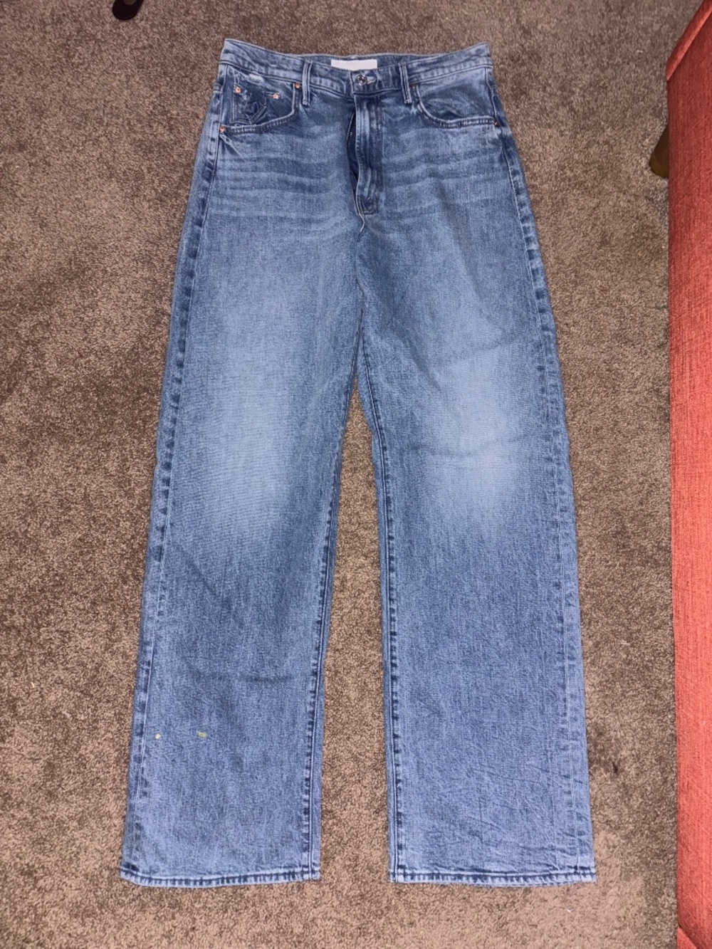 MOTHER High-Rise Wide-Leg Jeans